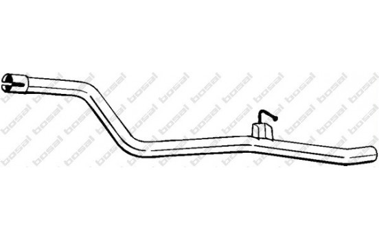 Exhaust pipe 452-629 Bosal