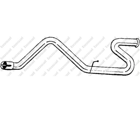 Exhaust pipe 481-389 Bosal