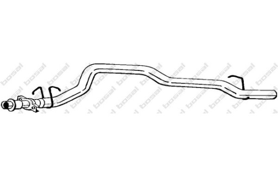 Exhaust pipe 487-691 Bosal