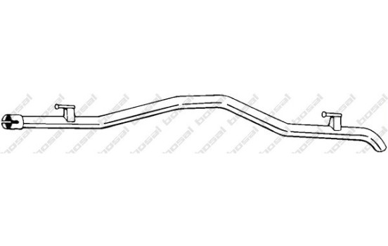 Exhaust Pipe 516-151 Bosal