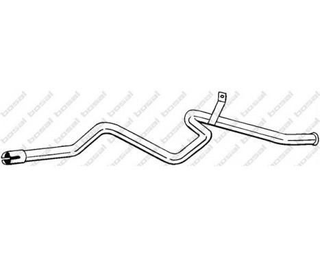 Exhaust Pipe 536-179 Bosal