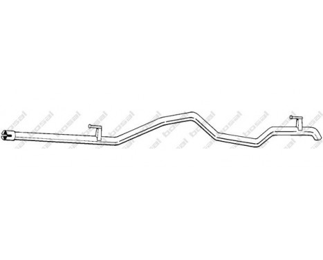 Exhaust Pipe 665-377 Bosal