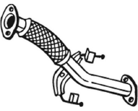 Exhaust Pipe 700-093 Bosal, Image 2