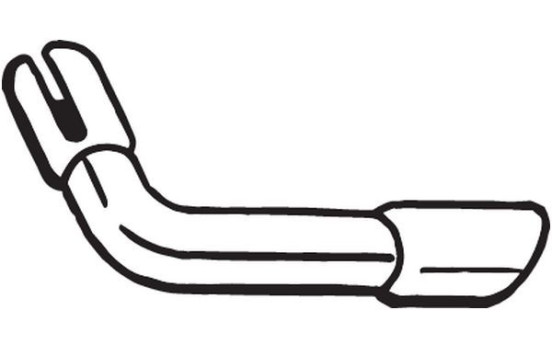 Exhaust Pipe 700-223 Bosal