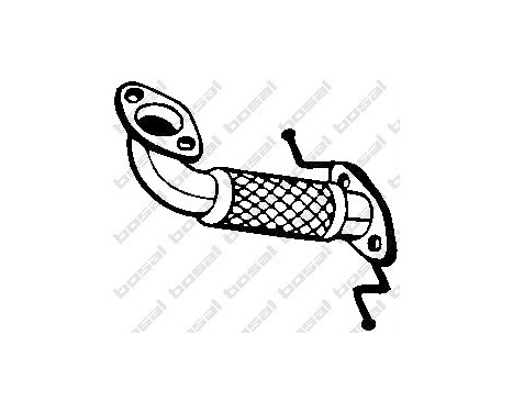 Exhaust Pipe 703-123 Bosal