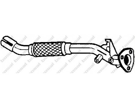 Exhaust Pipe 710-041 Bosal