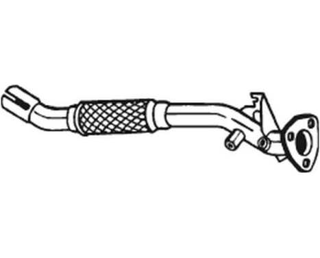 Exhaust Pipe 710-041 Bosal, Image 2
