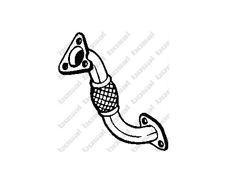 Exhaust Pipe 713-067 Bosal