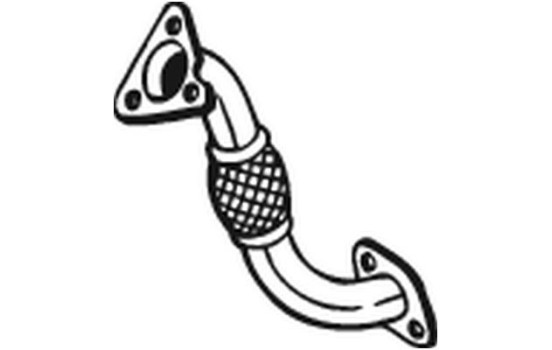 Exhaust Pipe 713-067 Bosal, Image 2
