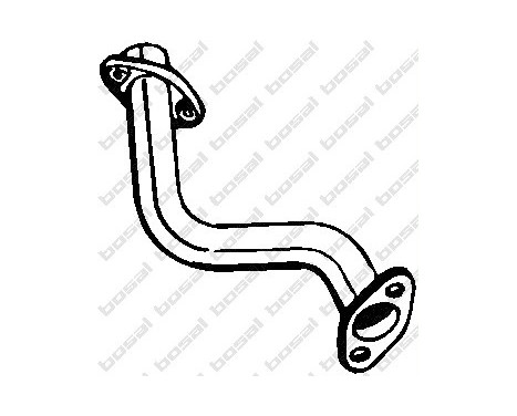 Exhaust Pipe 713-071 Bosal