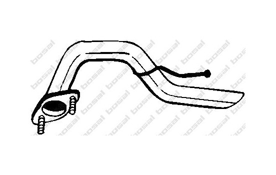 Exhaust Pipe 713-073 Bosal
