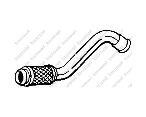 Exhaust Pipe 713-077 Bosal