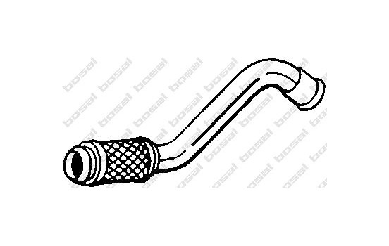 Exhaust Pipe 713-077 Bosal