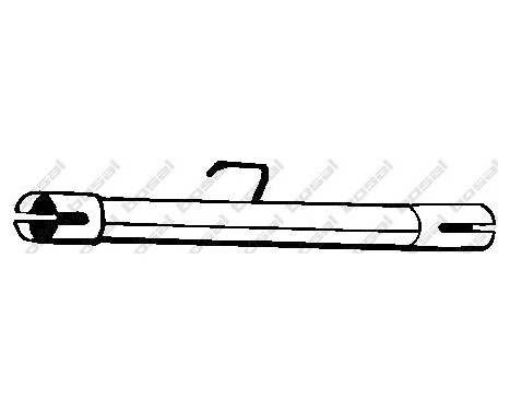 Exhaust Pipe 713-409 Bosal