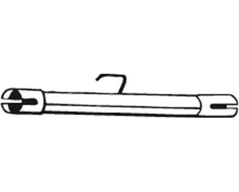 Exhaust Pipe 713-409 Bosal, Image 2
