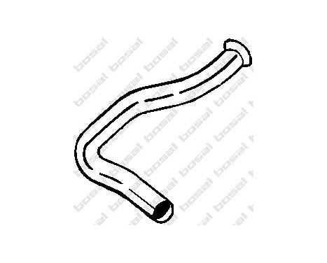 Exhaust Pipe 716-627 Bosal