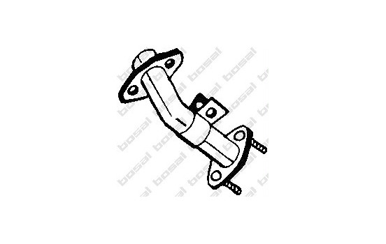 Exhaust Pipe 718-307 Bosal