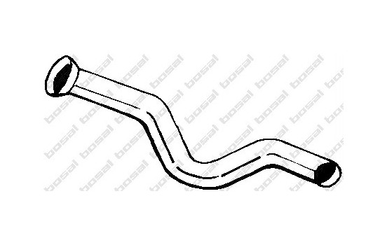 Exhaust pipe 720-729 Bosal