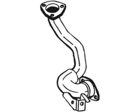 Exhaust Pipe 725-551 Bosal, Image 2