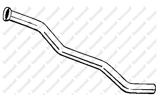Exhaust pipe 725-637 Bosal