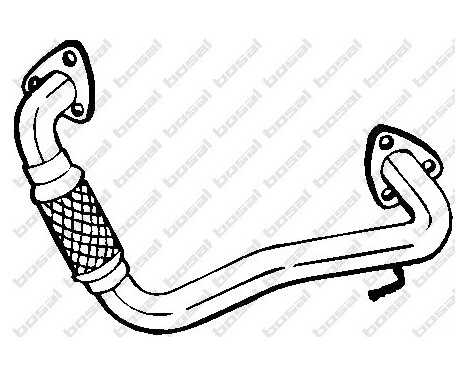 Exhaust Pipe 730-213 Bosal