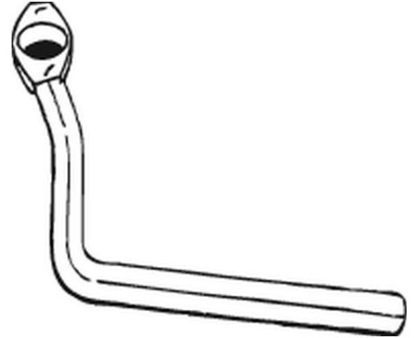 Exhaust Pipe 730-233 Bosal