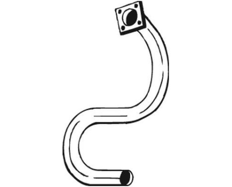 Exhaust Pipe 730-261 Bosal