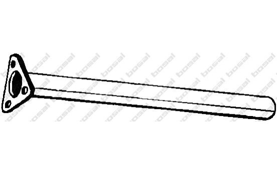 Exhaust Pipe 731-721 Bosal, Image 2