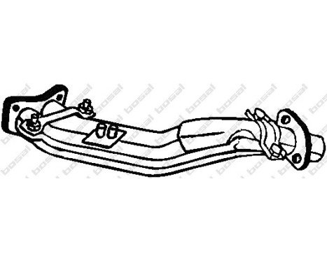 Exhaust Pipe 733-203 Bosal