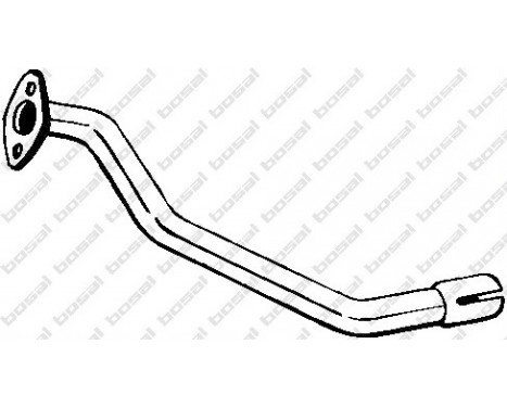 Exhaust Pipe 733-277 Bosal