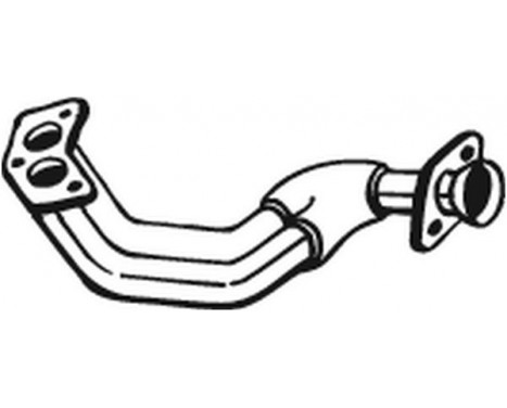 Exhaust Pipe 733-751 Bosal, Image 2