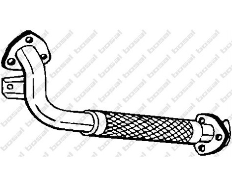 Exhaust pipe 733-965 Bosal