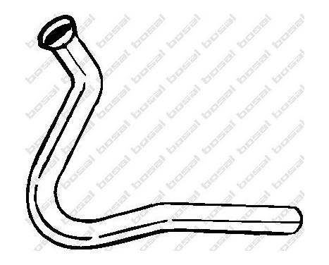 Exhaust Pipe 734-017 Bosal, Image 2