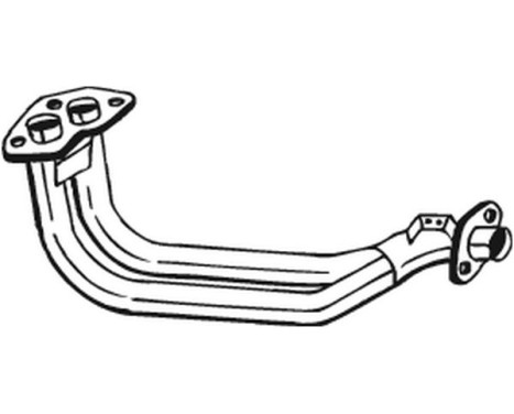 Exhaust Pipe 734-045 Bosal, Image 2