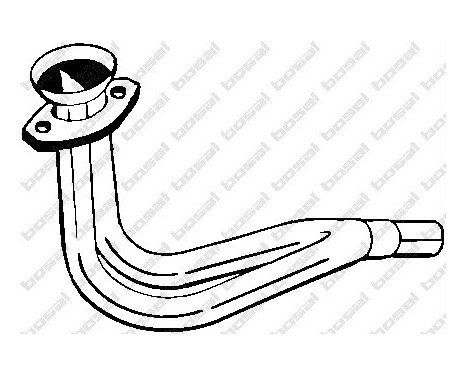 Exhaust Pipe 736-131 Bosal