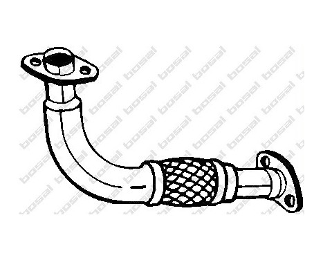 Exhaust Pipe 736-209 Bosal