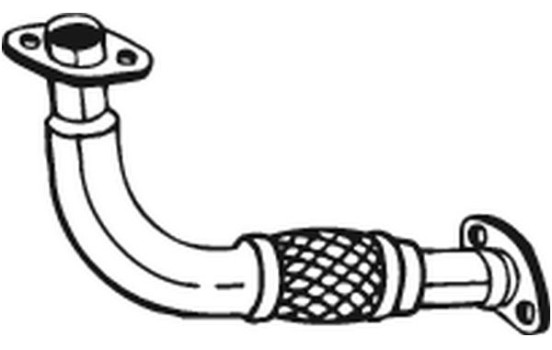 Exhaust Pipe 736-209 Bosal, Image 2