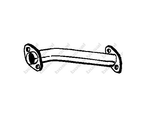 Exhaust Pipe 736-411 Bosal, Image 2