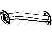 Exhaust Pipe 736-411 Bosal
