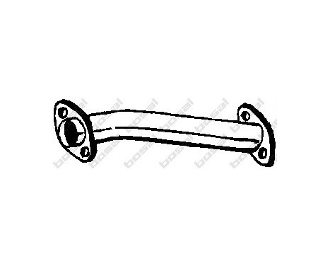 Exhaust Pipe 736-411 Bosal