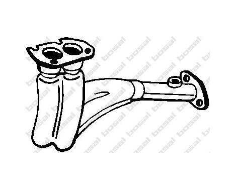 Exhaust Pipe 736-423 Bosal