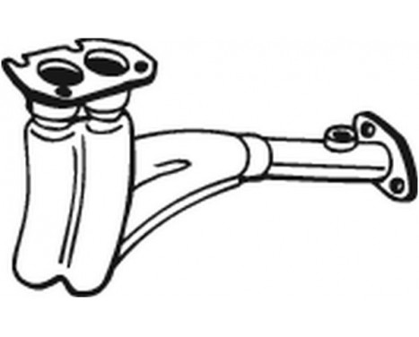 Exhaust Pipe 736-423 Bosal, Image 2