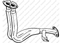 Exhaust Pipe 736-567 Bosal