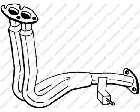 Exhaust Pipe 736-567 Bosal