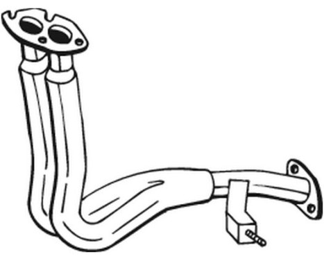 Exhaust Pipe 736-567 Bosal, Image 2