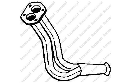 Exhaust Pipe 736-991 Bosal, Image 2