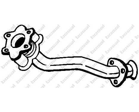 Exhaust Pipe 737-257 Bosal