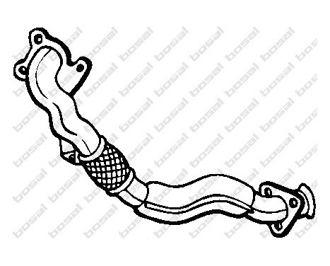 Exhaust Pipe 737-261 Bosal