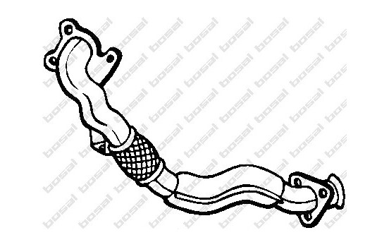 Exhaust Pipe 737-261 Bosal