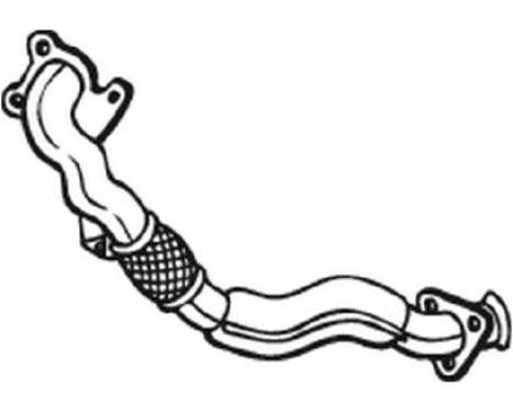 Exhaust Pipe 737-261 Bosal, Image 2